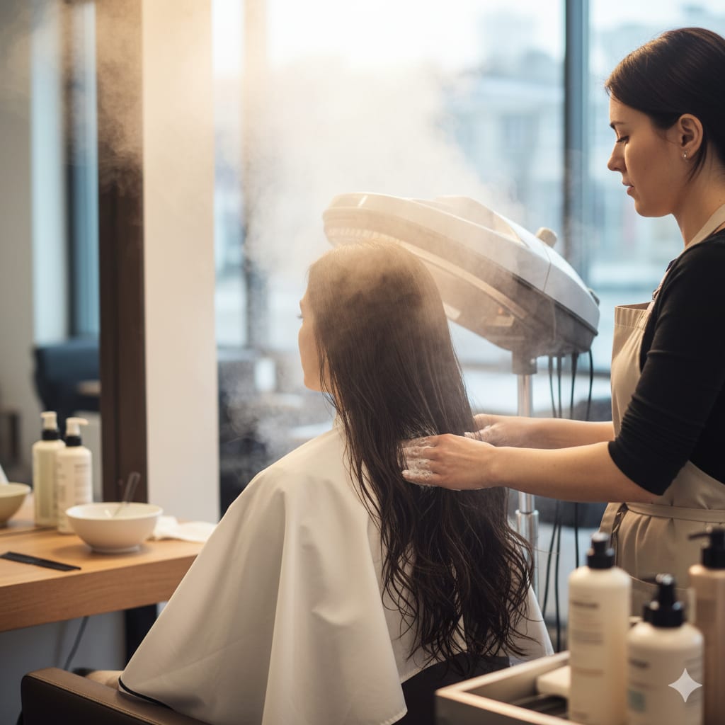 Soin réparateur cheveux longs